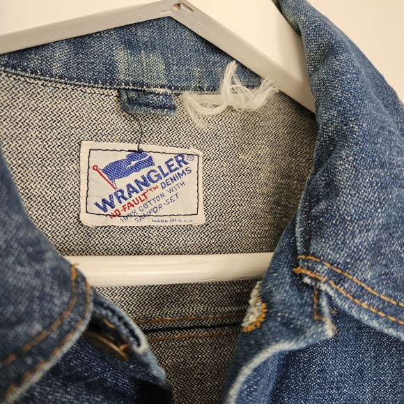 VTG Wrangler denim jacket - Picture 7 of 12